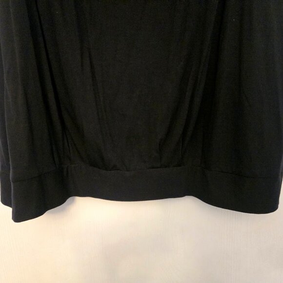 Talbots sleeveless black tunic top with front tie NWT Size XL - Picture 3 of 5